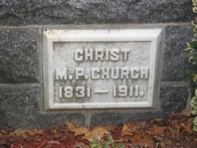 Christ M.P. Church Stone image. Click for full size.