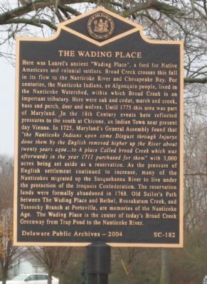 The Wading Place Marker image. Click for full size.