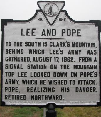 Lee and Pope Marker image. Click for full size.