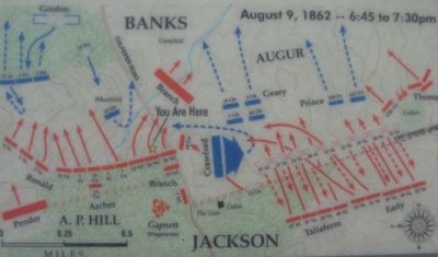 Map of the Battle at the Phase Described on the Marker. Click for full size. Map of the Battle at the Phase Described on the Marker image. Click for full size.