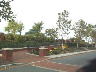 Entrance to Northern Section of South Riverwalk Park near Cliff Street. Click for full size. Entrance to Northern Section of South Riverwalk Park near Cliff Street image. Click for full size.