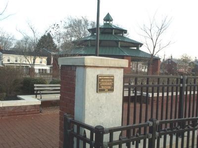 South Riverwalk Park Marker at Ramp Entrance. Click for full size. South Riverwalk Park Marker at Ramp Entrance image. Click for full size.
