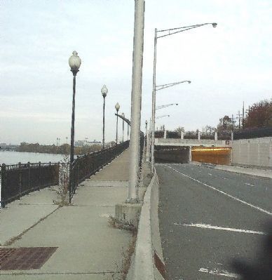 Southern Entrance to Tunnel under South Riverwalk Park. Click for full size. Southern Entrance to Tunnel under South Riverwalk Park image. Click for full size.