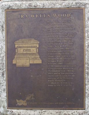 Ira Wells Wood Marker image. Click for full size.