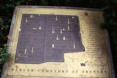 Mercer Cemetery at Trenton Map Marker image. Click for full size.