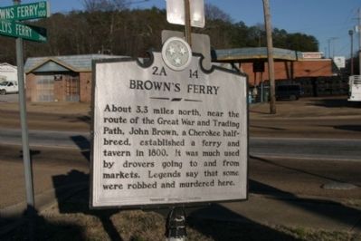 Brown's Ferry Marker image. Click for full size.