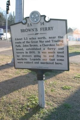 Brown's Ferry Marker. Click for full size. Brown's Ferry Marker image. Click for full size.