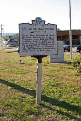 Battle of Wauhatchie Marker image. Click for full size.