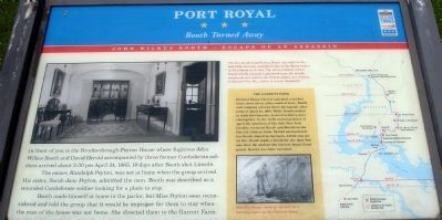 Port Royal Civil War Trails Marker image. Click for full size.