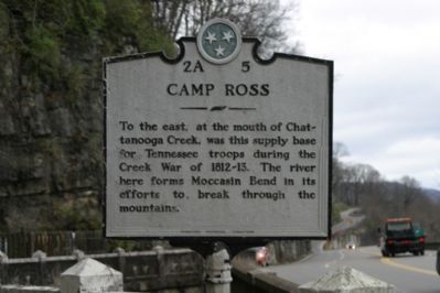 Camp Ross Marker. Click for full size. Camp Ross Marker image. Click for full size.
