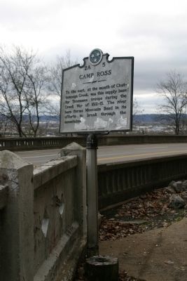 Camp Ross Marker. Click for full size. Camp Ross Marker image. Click for full size.