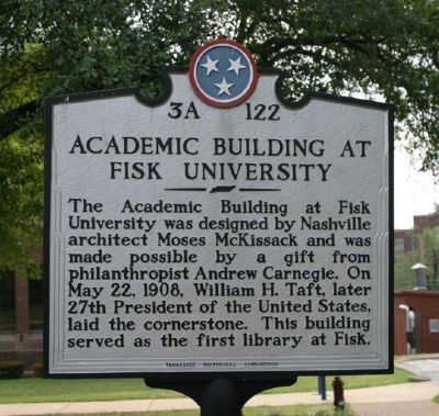 Academic Building At Fisk University Marker image. Click for full size.