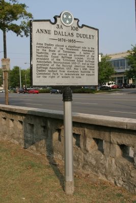Anne Dallas Dudley Marker. Click for full size. Anne Dallas Dudley Marker image. Click for full size.
