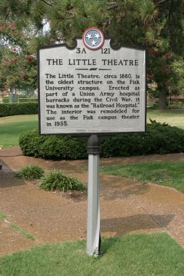 The Little Theatre Marker. image. Click for full size.