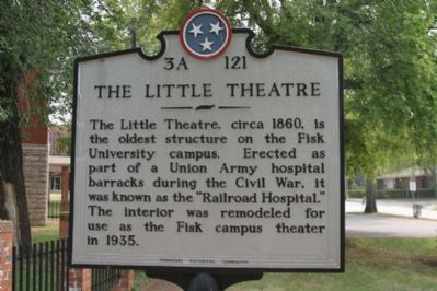 The Little Theatre Marker. image. Click for full size.
