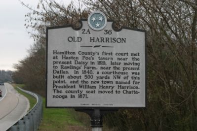 Old Harrison Marker image. Click for full size.
