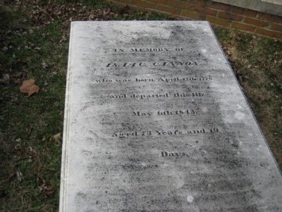 Isaac Cannon's Grave image. Click for full size.