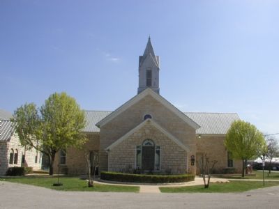 Liberty Hill Methodist Church and marker. Click for full size. Liberty Hill Methodist Church and marker image. Click for full size.