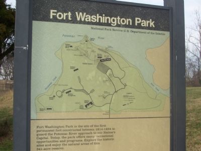 Fort Washington Park "You are here." image. Click for full size.