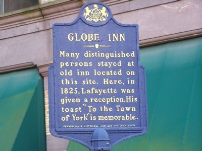 Globe Inn Marker. Click for full size. Globe Inn Marker image. Click for full size.
