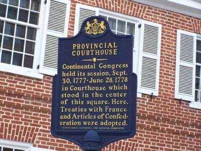 Provincial Courthouse Marker image. Click for full size.