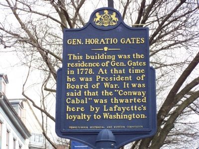 Gen. Horatio Gates Marker image. Click for full size.