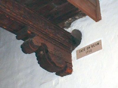 Beam Dated 1710 image. Click for full size.