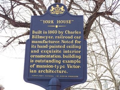 York House Marker image. Click for full size.