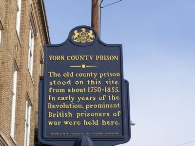 York County Prison Marker image. Click for full size.