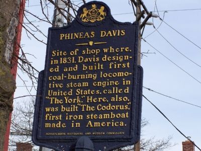 Phineas Davis Marker image. Click for full size.