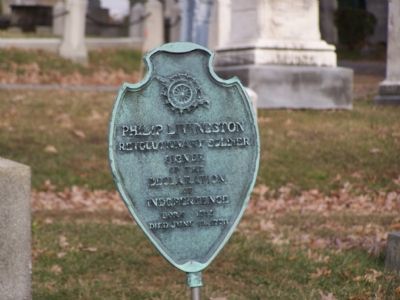 DAR marker at grave. Click for full size. DAR marker at grave image. Click for full size.