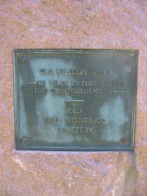 Old Military Road Plaque. Click for full size. Old Military Road Plaque image. Click for full size.