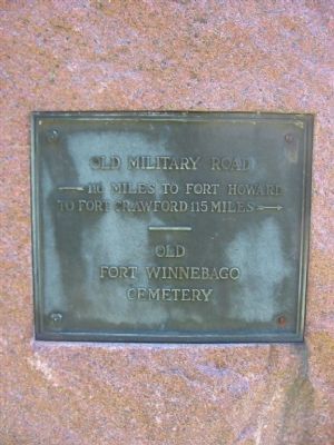 Old Military Road Plaque image. Click for full size.