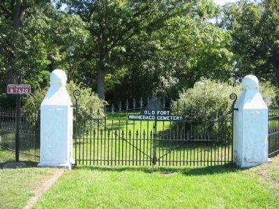 Old Fort Winnebago Cemetery. Click for full size. Old Fort Winnebago Cemetery image. Click for full size.