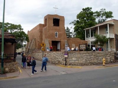 San Miguel Church and Marker. Click for full size. San Miguel Church and Marker image. Click for full size.