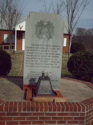 Veterans of Foreign Wars Eternal Flame Marker image. Click for full size.