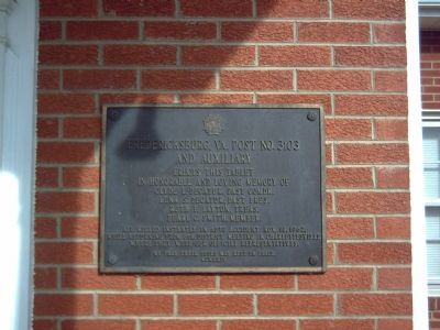 Another memorial at V.F.W. Post 3103 image. Click for full size.
