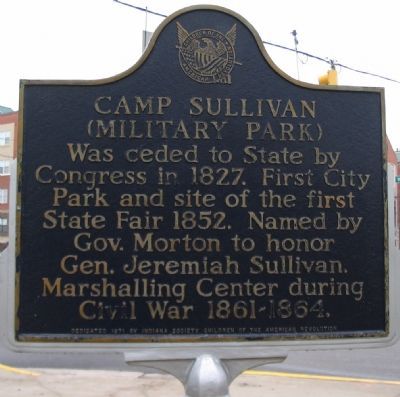 Camp Sullivan (Military Park) Marker image. Click for full size.