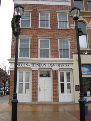 Front of Lincoln-Herndon Law Offices image. Click for full size.