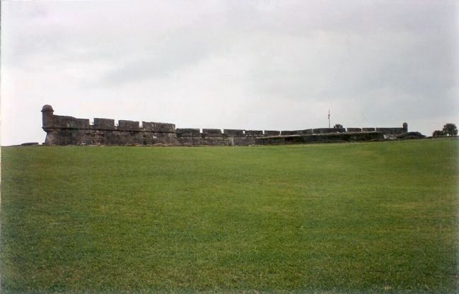 Castillo de San Marcos Stands Nearby image. Click for full size.