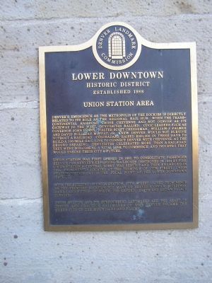 Union Area Station Marker image. Click for full size.