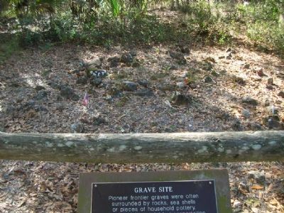 Grave Site marker at McNeil Homestead image. Click for full size.