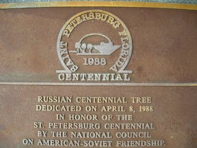 Russian Centennial Tree marker image. Click for full size.
