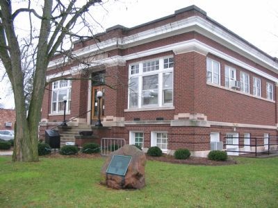 Knightstown Public Library. Click for full size. Knightstown Public Library image. Click for full size.