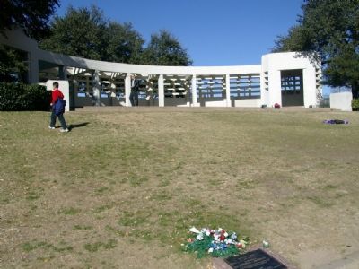The Grassy Knoll and marker.. Click for full size. The Grassy Knoll and marker. image. Click for full size.