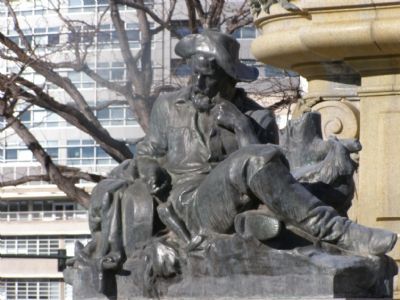 Recumbent figure on the south side. image. Click for full size.