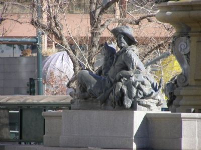 Recumbent figure on the west side. image. Click for full size.