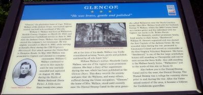 Glencoe Civil War Trails Marker image. Click for full size.