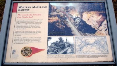 Western Maryland Railway Marker. Click for full size. Western Maryland Railway Marker image. Click for full size.