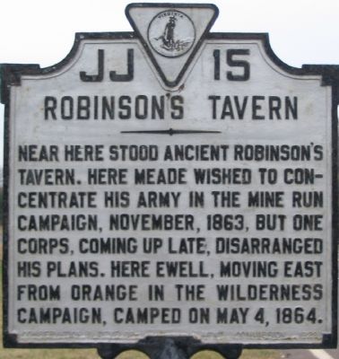 Robinson's Tavern Marker image. Click for full size.